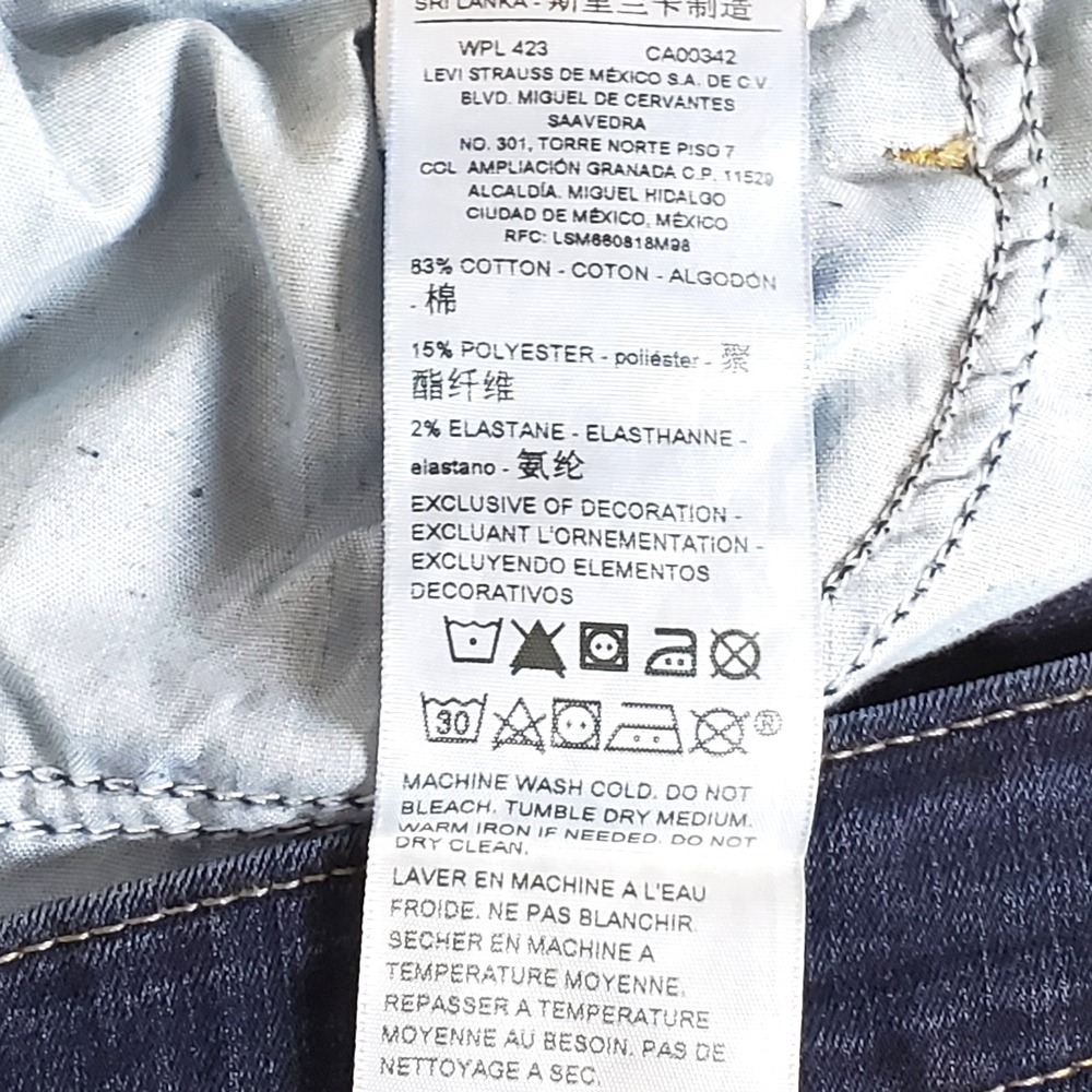 Levis Strauss Signature Women's Jeans Size 24M Mid Rise Boot Cut SeeMeasurements - Picture 15 of 16